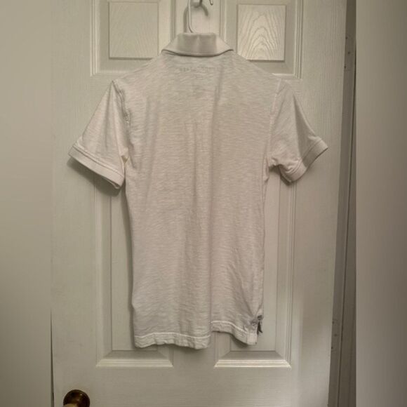 AEROPOSTALE Boys Young Men’s Off White and Gray Short Sleeve Polo Shirt Size XS - Picture 3 of 3